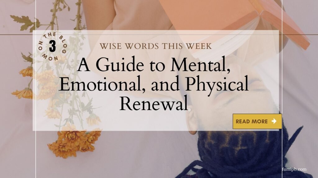 rest for renewal