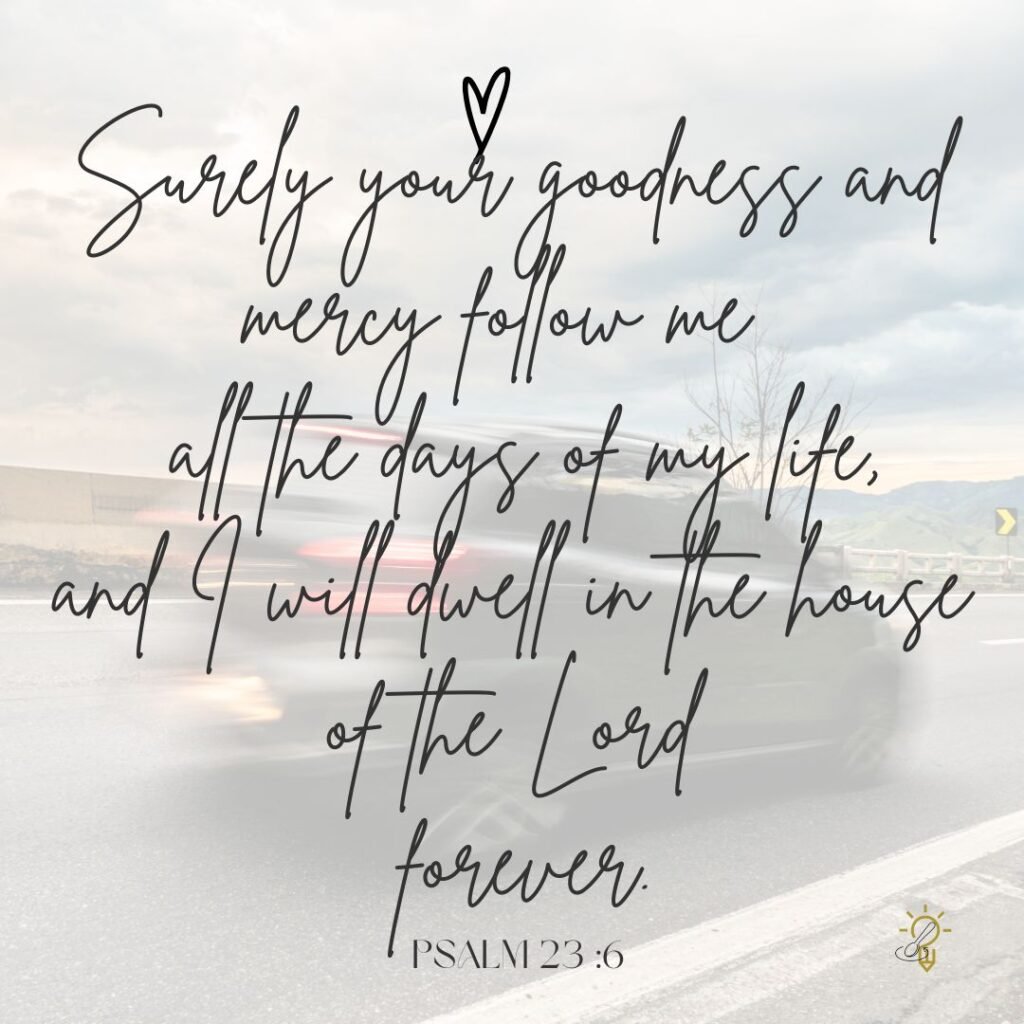 Surely goodness and mercy